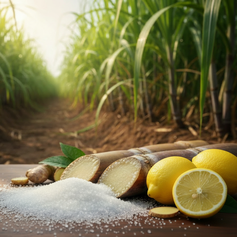 Sugarcane, Sugar & Lemons